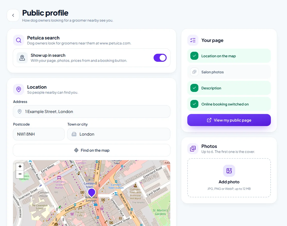 Get found by dog owners in your area